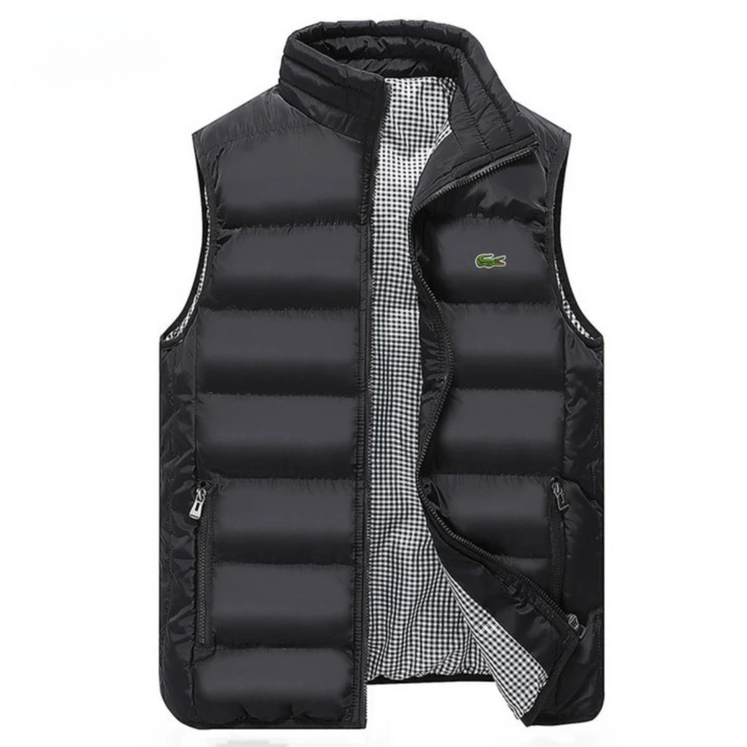 Gilet da Uomo Imbottito con Collo Alto