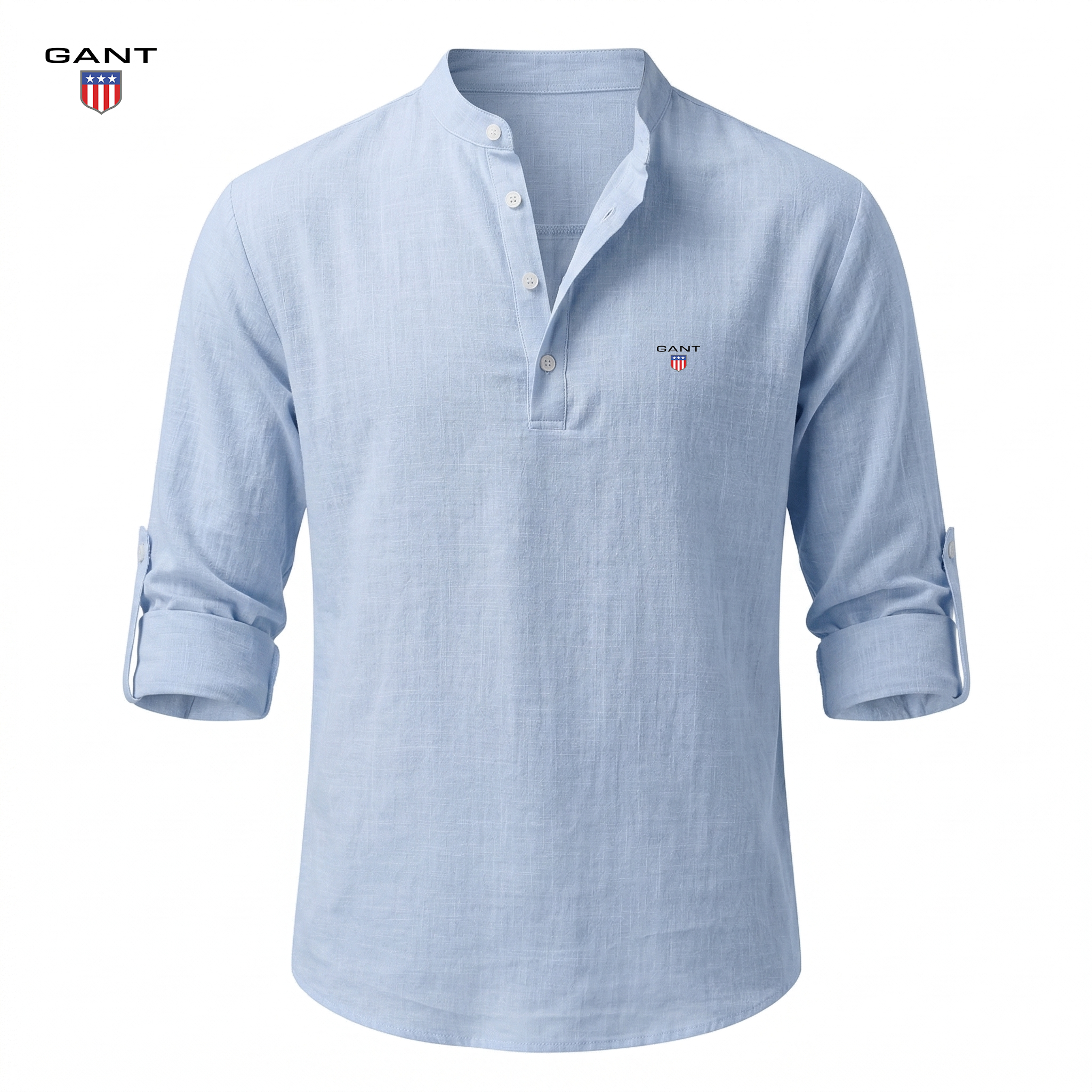 Casual Henley Skjorte