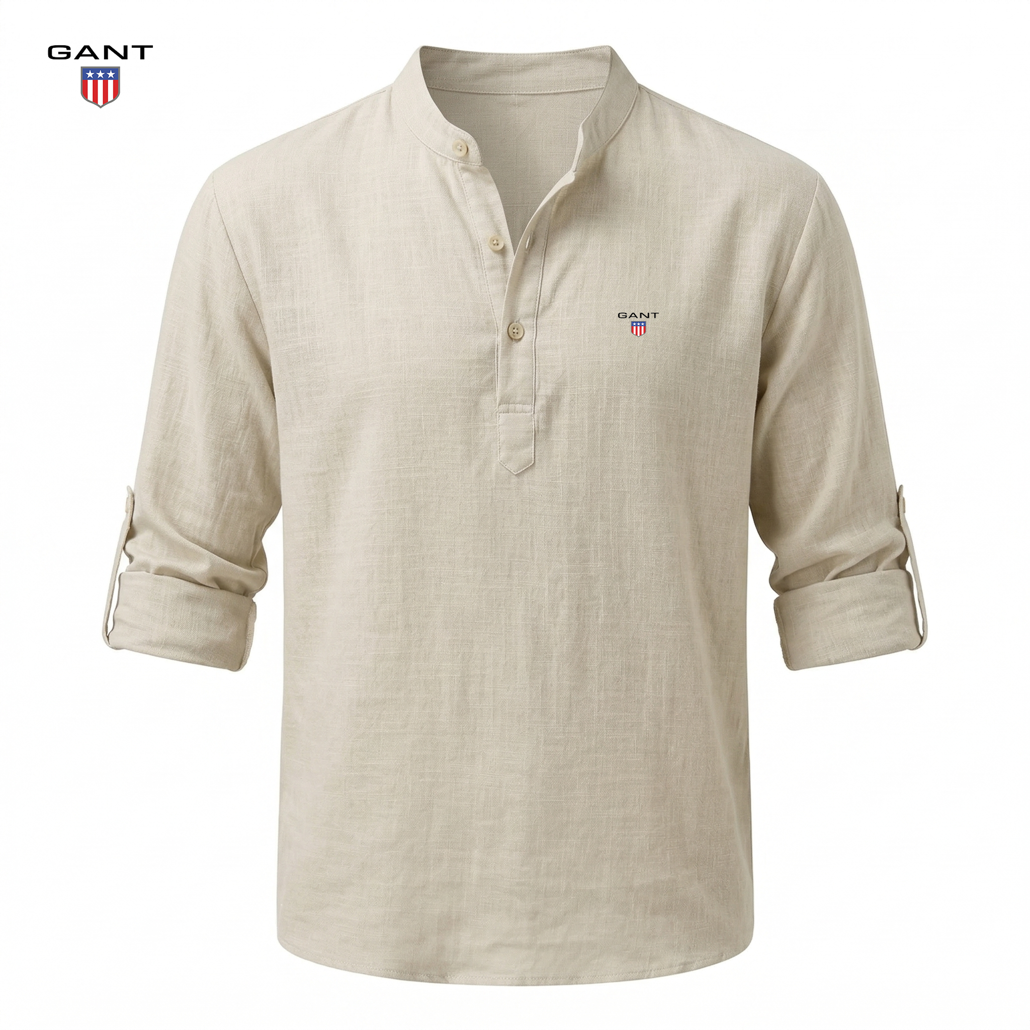 Casual Henley Skjorte