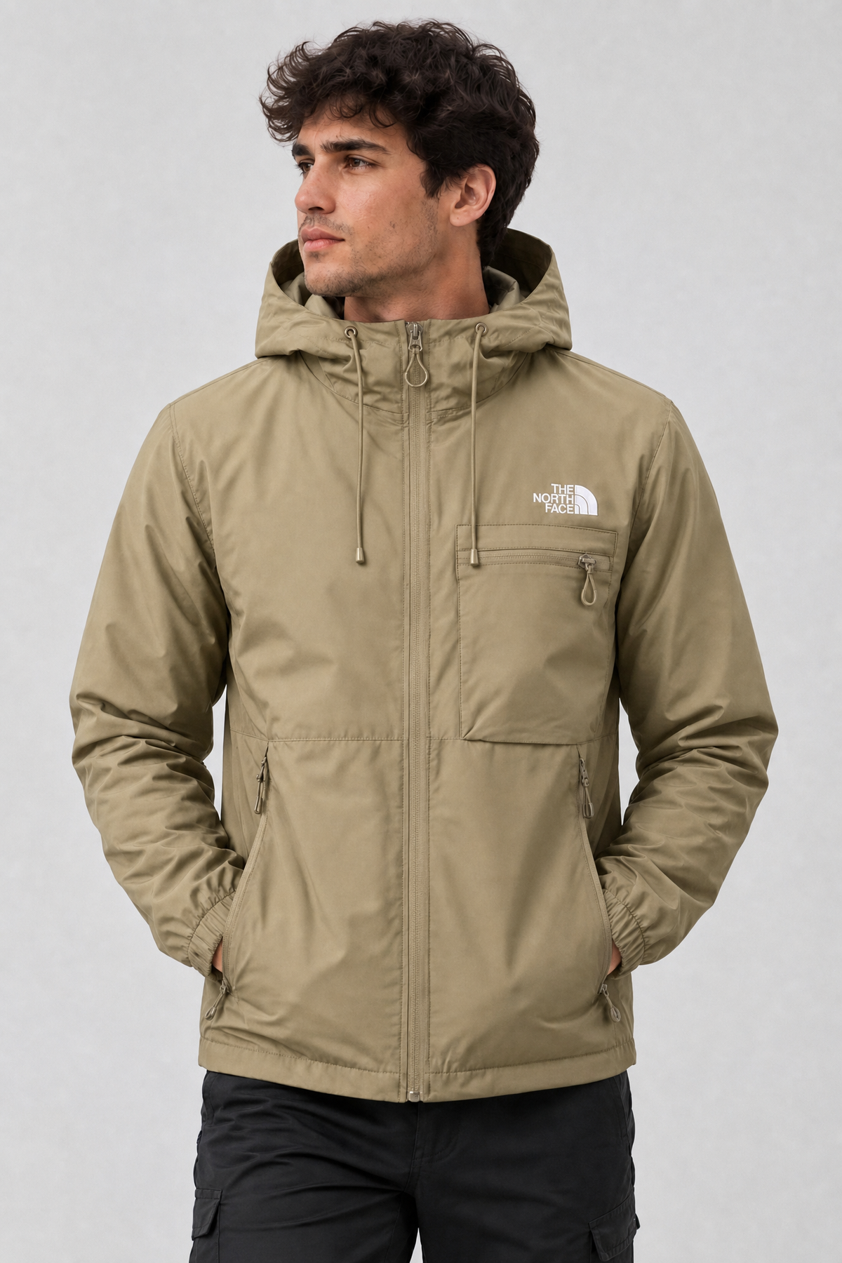 Giacca Impermeabile con Cappuccio 3-in-1 da Uomo