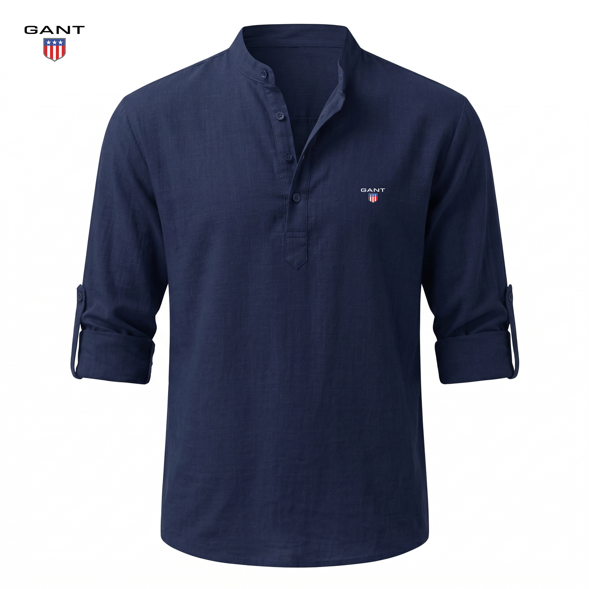 Casual Henley Skjorte
