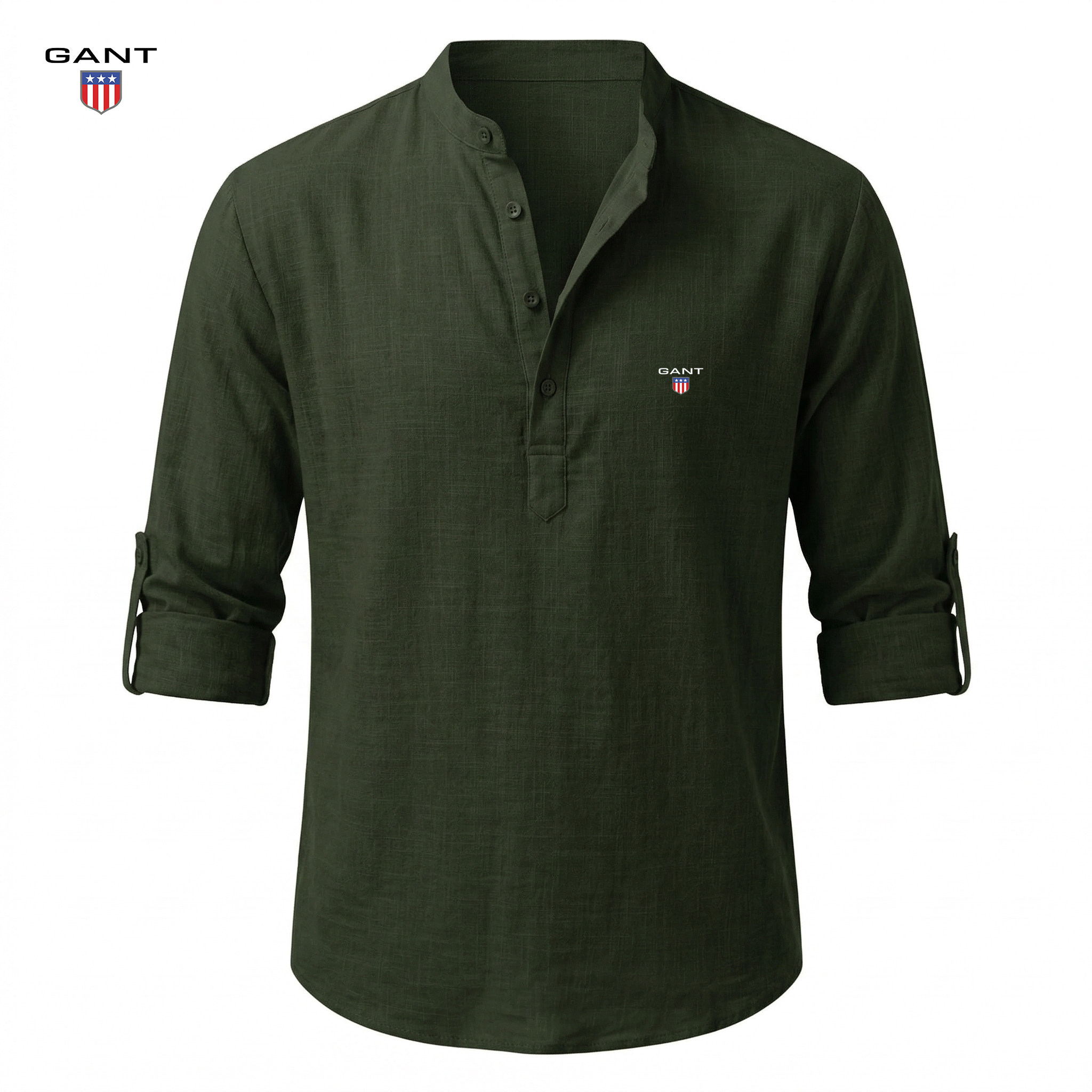 Casual Henley Skjorte