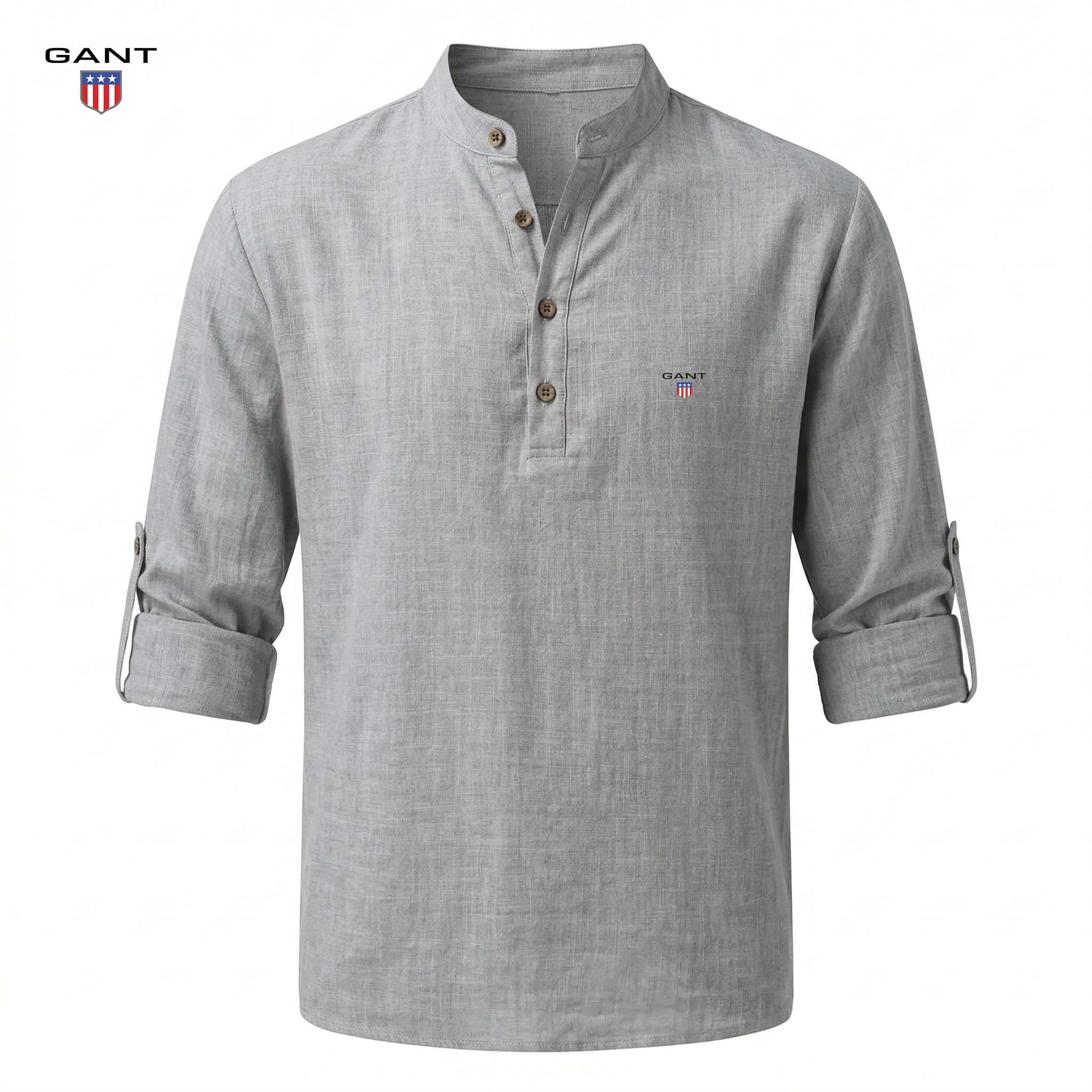 Casual Henley Skjorte