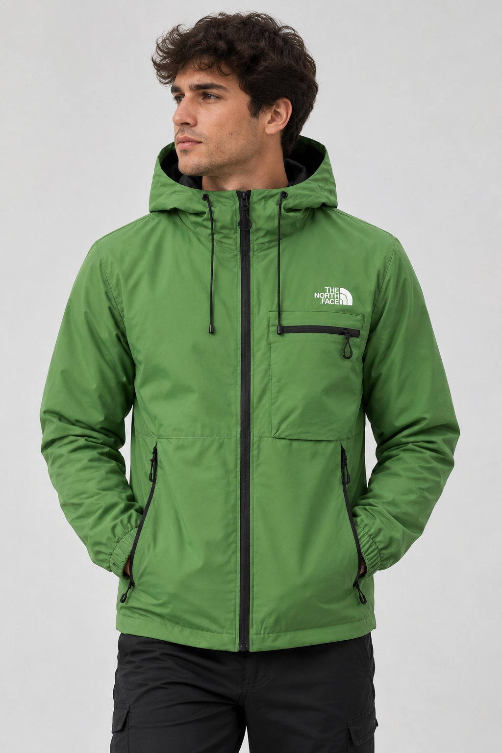Giacca Impermeabile con Cappuccio 3-in-1 da Uomo