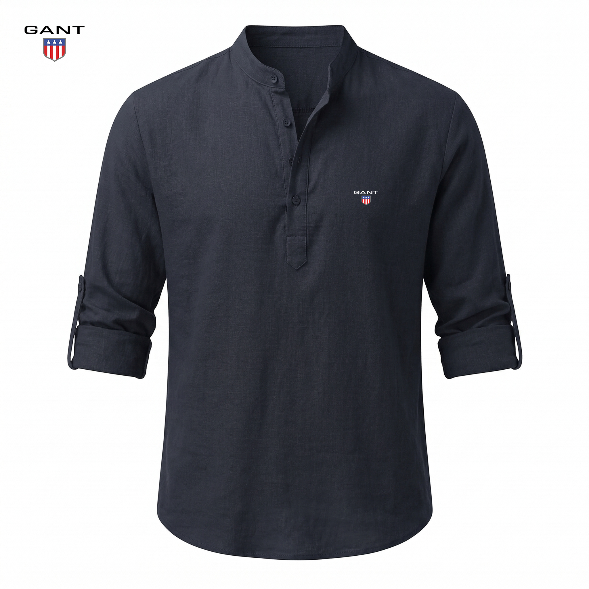 Casual Henley Skjorte