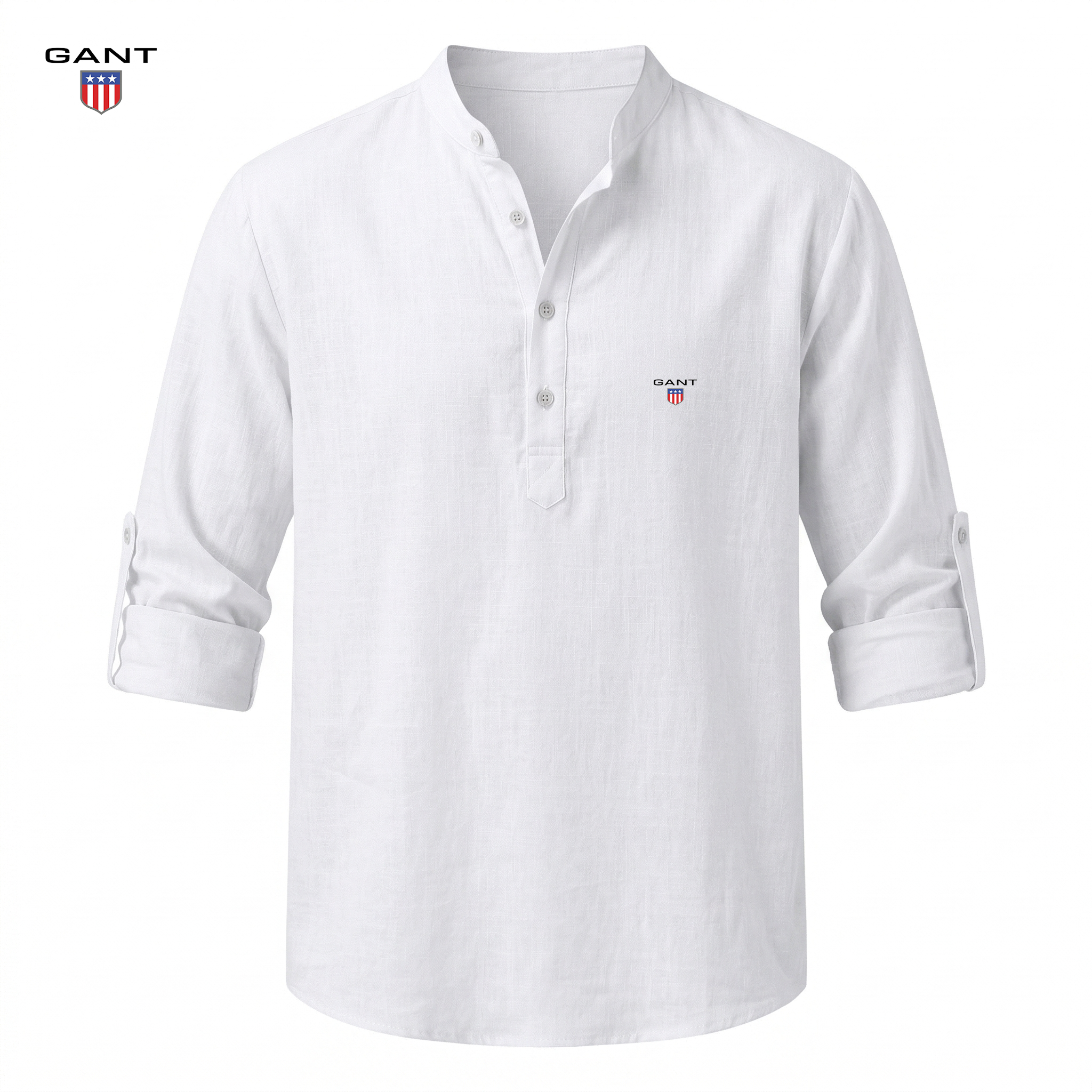 Casual Henley Skjorte